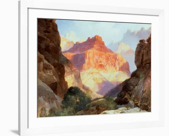 Under the Red Wall, Grand Canyon of Arizona, 1917-Moran-Framed Giclee Print