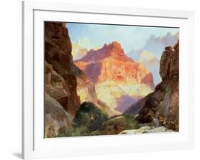 Under the Red Wall, Grand Canyon of Arizona, 1917-Moran-Framed Giclee Print