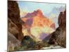 Under the Red Wall, Grand Canyon of Arizona, 1917-Moran-Mounted Giclee Print