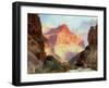 Under the Red Wall, Grand Canyon of Arizona, 1917-Moran-Framed Giclee Print