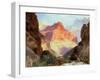 Under the Red Wall, Grand Canyon of Arizona, 1917-Moran-Framed Giclee Print