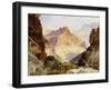 Under the Red Wall, Grand Canyon of Arizona, 1917-Thomas Moran-Framed Giclee Print