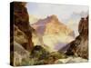 Under the Red Wall, Grand Canyon of Arizona, 1917-Thomas Moran-Stretched Canvas