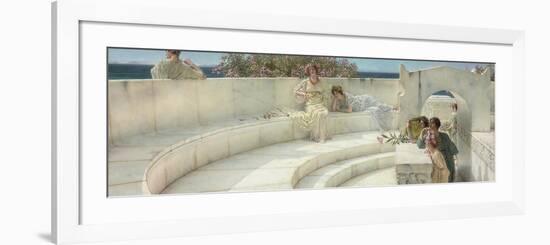 Under the Roof of Blue Ionian Weather, 1901-Sir Lawrence Alma-Tadema-Framed Giclee Print