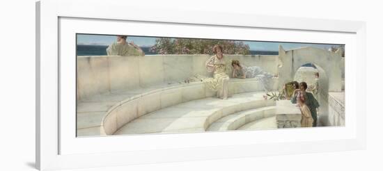 Under the Roof of Blue Ionian Weather, 1901-Sir Lawrence Alma-Tadema-Framed Giclee Print