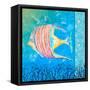 Under the Sea II-Julie DeRice-Framed Stretched Canvas