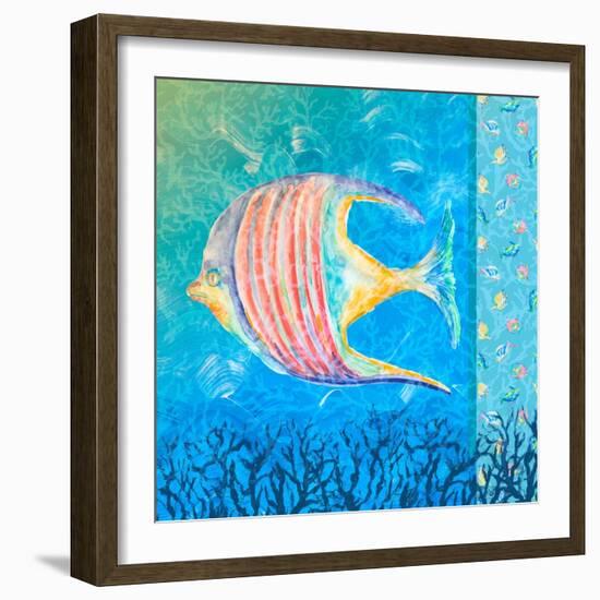 Under the Sea II-Julie DeRice-Framed Art Print