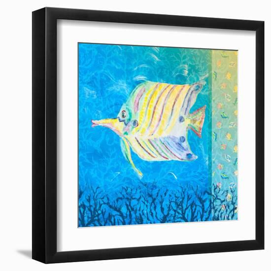 Under the Sea IV-Julie DeRice-Framed Art Print