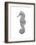 Under The Sea - Seahorse-Lucy Francis-Framed Art Print