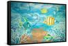 Under the Sea-Julie DeRice-Framed Stretched Canvas