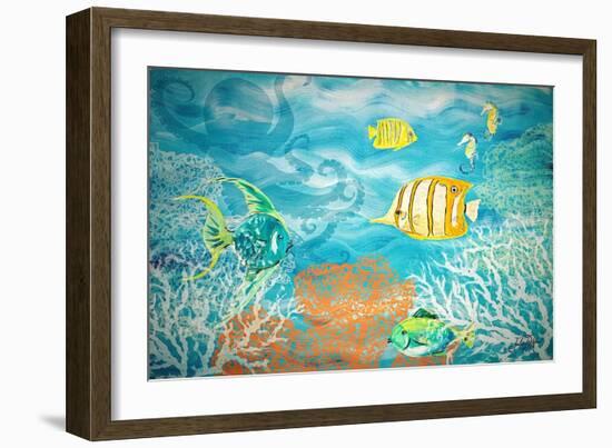 Under the Sea-Julie DeRice-Framed Art Print