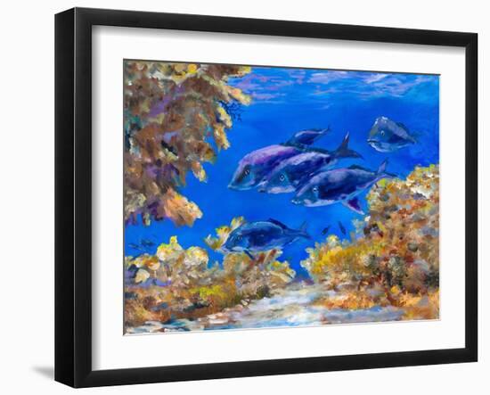 Under the Sea-Julie DeRice-Framed Art Print