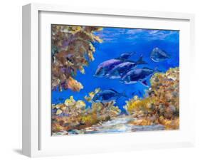 Under the Sea-Julie DeRice-Framed Art Print