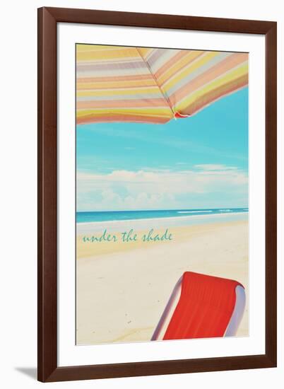 Under the Shade-Gail Peck-Framed Art Print