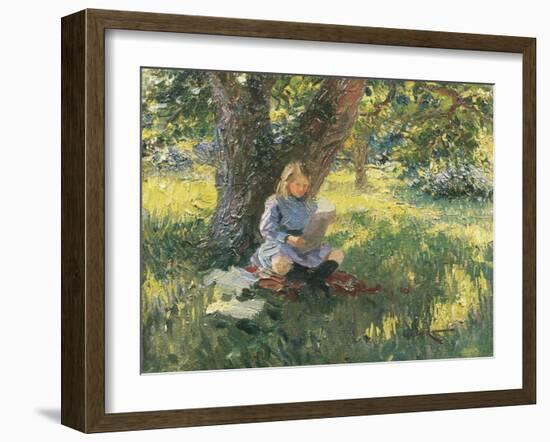 Under the Spreading Chestnut Tree-Albert Gilbert-Framed Giclee Print