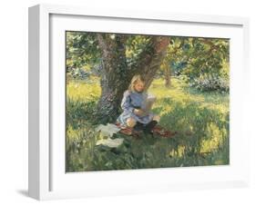 Under the Spreading Chestnut Tree-Albert Gilbert-Framed Giclee Print