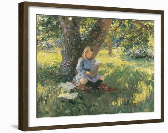 Under the Spreading Chestnut Tree-Albert Gilbert-Framed Giclee Print