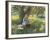 Under the Spreading Chestnut Tree-Albert Gilbert-Framed Giclee Print