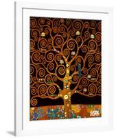 Under the Tree of Life-Gustav Klimt-Framed Premium Giclee Print