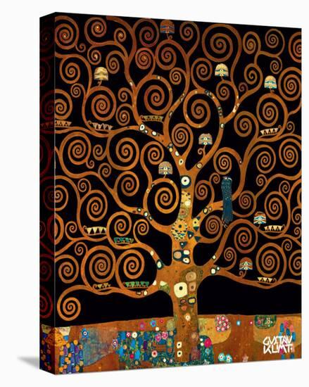 Under the Tree of Life-Gustav Klimt-Stretched Canvas