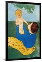 Under the Tree-Mary Cassatt-Framed Art Print