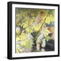 Under the Tree-Gaston De Latouche-Framed Giclee Print