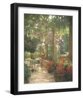 Under the Trellis-Allan Myndzak-Framed Giclee Print