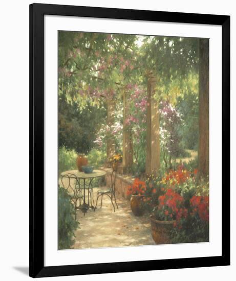 Under the Trellis-Allan Myndzak-Framed Art Print