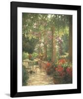 Under the Trellis-Allan Myndzak-Framed Art Print