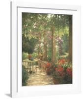 Under the Trellis-Allan Myndzak-Framed Art Print