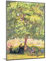 Under the Walnut Tree, 1908-Giovanni Giacometti-Mounted Giclee Print