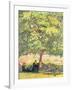 Under the Walnut Tree, 1908-Giovanni Giacometti-Framed Giclee Print