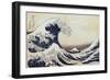 Under the Wave Off Kanagawa, 1831-1834-Katsushika Hokusai-Framed Giclee Print