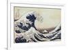 Under the Wave Off Kanagawa, 1831-1834-Katsushika Hokusai-Framed Giclee Print