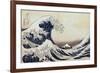 Under the Wave Off Kanagawa, 1831-1834-Katsushika Hokusai-Framed Giclee Print