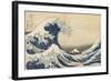 Under the Wave Off Kanagawa, 1831-34-Katsushika Hokusai-Framed Giclee Print