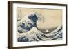 Under the Wave Off Kanagawa, 1831-34-Katsushika Hokusai-Framed Giclee Print