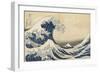 Under the Wave Off Kanagawa, 1831-34-Katsushika Hokusai-Framed Giclee Print