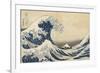 Under the Wave Off Kanagawa, 1831-34-Katsushika Hokusai-Framed Giclee Print