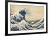 Under the Wave Off Kanagawa, 1831-34-Katsushika Hokusai-Framed Giclee Print