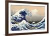 Under the Wave off Kanagawa by Hokusai-Fine Art-Framed Photographic Print