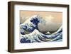 Under the Wave off Kanagawa by Hokusai-Fine Art-Framed Photographic Print