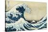 Under the Wave, Off Kanagawa-Katsushika Hokusai-Stretched Canvas