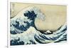 Under the Wave, Off Kanagawa-Katsushika Hokusai-Framed Art Print