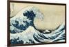 Under the Wave, Off Kanagawa-Katsushika Hokusai-Framed Art Print