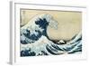 Under the Wave, Off Kanagawa-Katsushika Hokusai-Framed Art Print