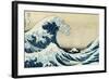 Under the Wave, Off Kanagawa-Katsushika Hokusai-Framed Art Print