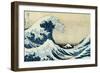 Under the Wave, Off Kanagawa-Katsushika Hokusai-Framed Art Print