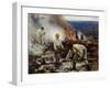 Under the Yoke (Burning the Brushwoo)-Eero Järnefelt-Framed Giclee Print