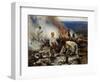 Under the Yoke (Burning the Brushwoo)-Eero Järnefelt-Framed Giclee Print